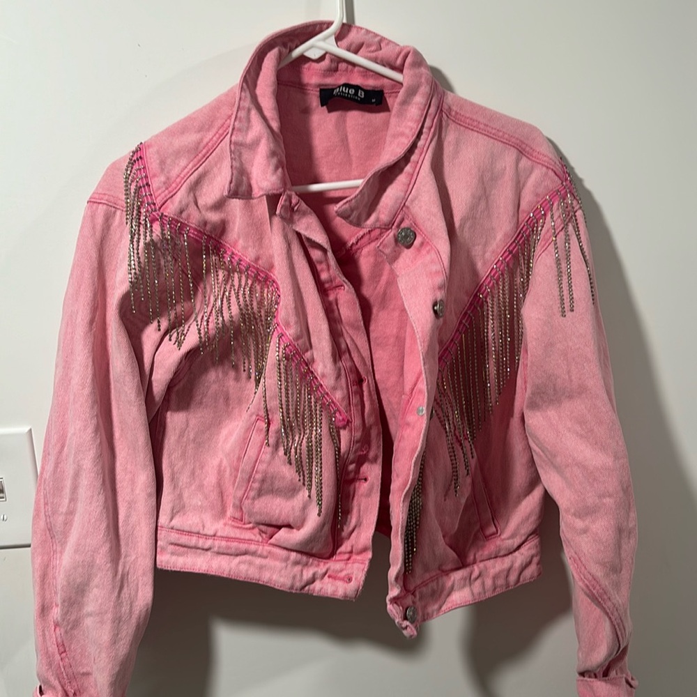 Pink Rhinestone Jacket